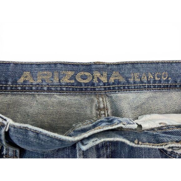 Arizona Jean Co. Mens Boot Cut Blue Denim Jeans Size 34X32 - Picture 6 of 7